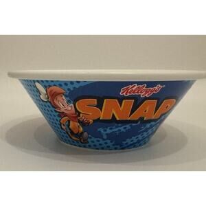 Snap Crackle Pop Rice Crispy Kellogg’s Large Cereal Bowl 6 Inch